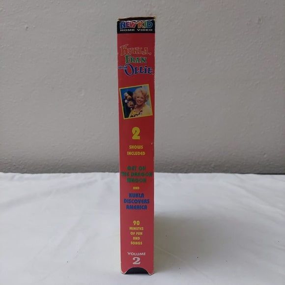 Kukla, Fran and Ollie - Get on the Dragon Wagon + Kukla Discovers America VHS - Picture 2 of 6